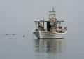 Free Fishermen S Boat In Calm Royalty Free Stock Photography - 6540387