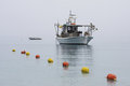 Free Fishermen S Boat In Calm Royalty Free Stock Photography - 6540397