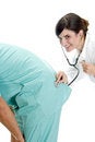 Free Nurse Examining The Patient Royalty Free Stock Image - 6547276