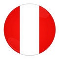 Free Peru Button With Flag Stock Photos - 6552363