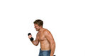 Free Man With Dumbbells Royalty Free Stock Photo - 6552535