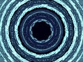 Free Many Blue Circular Futuristoc Constructions Stock Photography - 6552782