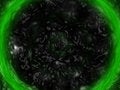Free Black Fantasy Black Dark Fluid With Green Ripples Royalty Free Stock Image - 6553116