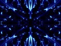 Free Fantasy Blue Cells In Bright Blue Background Stock Images - 6567984