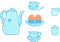 Free Blue Tea Royalty Free Stock Photography - 6562697