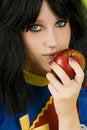 Free Tasting Her Apple Stock Image - 6571711