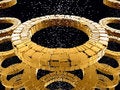 Free Fantasy Circular Yellow Futuristic Constructions Royalty Free Stock Photos - 6579858