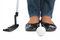 Free Woman Feet, Stick And Ball For Golf Royalty Free Stock Image - 6579676