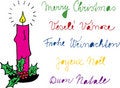 Free Christmas Candle Stock Photo - 6588790