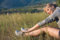 Free Beautiful Young Woman Stretching Stock Photo - 6585560