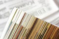 Free Magazine Pages Closeup Stock Photography - 6593032