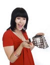 Free Surprised Girl With The Beautician And Lipstick Stock Photo - 6598760