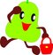 Free Happy Pear Stock Photography - 6598712