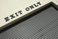 Free Exit Only Stock Images - 661294