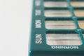 Free Daily Medicine Dose Organizer Pillbox Close-up 2 Royalty Free Stock Image - 664906