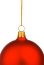 Free Vibrant Red Christmas Bauble Royalty Free Stock Image - 6601106