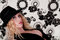 Free Blond Gangster Woman Stock Photos - 6600983