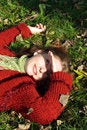 Free Girl In Leafs Royalty Free Stock Images - 6615349