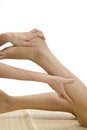 Free Beautician Doing Pedicure Stock Photos - 6618153