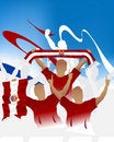 Free Tahiti Crowd Royalty Free Stock Photos - 6618588