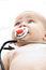 Free Cheerful Child With Stethoscope Royalty Free Stock Photography - 6619167