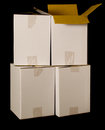 Free Cardboard Boxes Stock Photography - 6630782