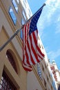 Free United States Flag On A Building Stock Photo - 6640200