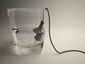 Free Plug Inside Water Royalty Free Stock Photo - 6646615