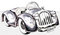 Free Toon Roadster Royalty Free Stock Photos - 6658968