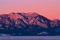 Free Sunlight Morning Light On Boulder S Flatiron Mount Royalty Free Stock Photos - 6672038