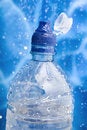 Free Closeup Water Bottle In A Water Splash Royalty Free Stock Photography - 6680527