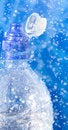 Free Closeup Of Water Bottle In A Water Splash Stock Photography - 6680542