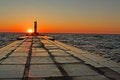 Free Sunset At The Pier Royalty Free Stock Photos - 6684418