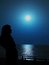 Free Woman And The Blue Sunset Royalty Free Stock Images - 6686429