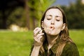 Free Young Blond With Soap Bubbles Stock Photos - 6690073