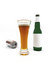 Free Beer In Glass And Beer Bottle With Blank Label Royalty Free Stock Photo - 6690555