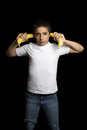 Free Teenage Boy Cannot Hear You Stock Photos - 6700583