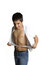 Free Teenage Boy Is Ripping His Shirt Royalty Free Stock Images - 6700569