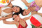 Free Asian Girls Have Fun Under The Sun Stock Photography - 6709722