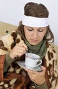 Free Very Sick Young Woman Stock Photo - 6710620
