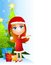 Free Little Girl Christmas Helper Royalty Free Stock Photos - 6712458