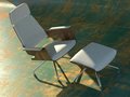 Free Modern White Chair Stock Photography - 6729352