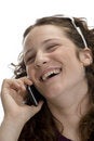 Free Woman Busy On Mobile Stock Photography - 6732702