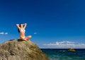 Free Woman Relaxation In The Beach Royalty Free Stock Photos - 6736478