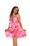 Free Curly Girl In Pink Dress Posing Royalty Free Stock Photo - 6734775