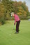 Free Female Golfer Putting Stock Photography - 6735762