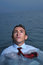 Free Young Businessman In Sea Stock Images - 6762874