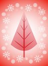 Free Red Xmas Tree Background Royalty Free Stock Image - 6776176