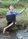Free Business Man Enjoy Nature Stock Photo - 6786670