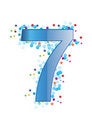 Free Ornamental Digit Seven -vector Royalty Free Stock Photography - 6790737
